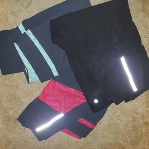 Tangerine Lot of 3 lightweight capris